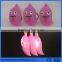 funny shape silicone led light keychain for women