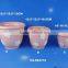 Set of 3 round shape ceramic flower pot for balcony