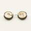 cloth covered button with metal shank for decoration