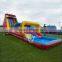 pvc tarpaulin airtech inflatable floating water slip n slide
