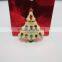 Manufacture Direct Sale Christmas Tree Colorful Rhinestone Christmas Brooch