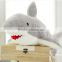 creative cartoon shark doll style stuffed plush toy doll sleeping pillow