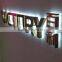 Company logo stainless steel backlit led letter