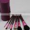 Best Natural 7piece professional personalized makeup tool kit brush set free sample/premium synthetic kabuki makeup brush set