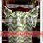 high quality blue chevron satin chair sash for wedding chair bowtie