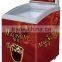 100-700L Curved Double Door Ice Cream Showcase Freezer