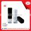 Empty black color square shape plastic lipstick container