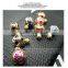 Fashion jewelry double side imitation pearl stud earrings star flower design earring for women girl