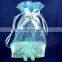 Newest design lovely no-woven fabric with bear and lace candy bag for wedding
