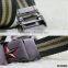 zinc alloy automatic buckle durable canvas military webbing belt for men