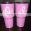 Monogram Double Wall 30oz Stainless Steel cup