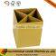 Line Embossed Fancy Paper Cardboard Divided Pen Holder Pencil Holder Decorative Office Desk Organizer