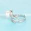 Pearl Ring Designs for Women Sterling Silver Fashion Jewellry SRE135W
