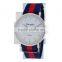 Hot Selling Men's Slim Watch with Nylon Watch bands