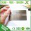 304 Stainless Steel metal membership card/ business card metal cut/ Brush Golden Metal card