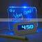 Good selling led message board alarm clock ,led writing clock ,led table clock