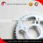 copper golden motorcycle chain drive sprocket 428/428H/520/530/525 motor chain and fine blanking bajaj pulsar sprocket per set