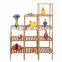 Collapsible 3-Tier Bamboo Storage Rack, Bamboo Household Rack, Bamboo Furniture, Bamboo Display Shelf, Bamboo Storage Shelf