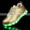 2016 The Latest High Quality Leather Shoe LED Light Up Shoes