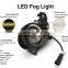 led fog lights kits exclusive use easy installation best auxiliary driving lights 15 degree light range extended