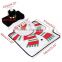 christmas ornament Happy Santa Snowman Toilet Seat Cover +Rug Bathroom Set Christmas Decorations