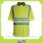 custom-made dry fit breathable men's safety green polo shirt