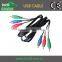 High quality vga rca audio cable and video cable