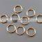 rose gold plated stainless steel hoop jewelry charms
