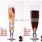 Innovative lead-free glass salad juice cup drinks cup of ice cream milkshake cup popular.