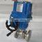 flange connection explosion proof stainless steel electric ball valve