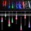 Chiese tree led shower light outdoor tube led christmas decoration light , rgb led tube