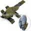 Adjustable Tactical Pistol Gun Drop Leg Thigh Holster Mag Pouch Right Hand black