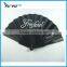 PP Type and Custom Logo White Plastic Hand Fan