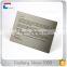 Custom brushed metal stainless steel card with QR printing