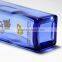 800ml empty blue glass liquor wine bottles