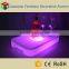 China supplier cheap plastic rectangle wine tray with led light/bar, nightclub wine tray