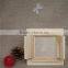 Handmade unique unfinished pine wooden photo frame with free sample