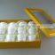White Ceramic Tea Cup With Flower Embossing and Golden Line for Wholesale 12 Pcs per Set,with Color Box.good Quality