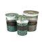 wicker material hand woven folding laundry basket with legs