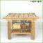 Bamboo Shower Seat Bench Bathroom Spa Bath Stool Homex BSCI/Factory