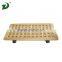 2016 wholesale high quality wood serving tray with wheel