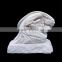 Classic garden sculpture life size marble mary and baby jesus statue hot sale
