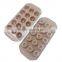 Fancy 15 cup five star shaped chocolate shape silicone ice cube maker