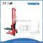 Best offer lifting equipment hand hydraulic forklif manual stacker