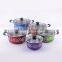 10pcs Gift Set Stainless Steel Large Cooking Pots for sale