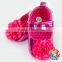 Fashion Girl Child Shoe/Infant Hot Pink Sequins Girl Shoes/Cute Girls Shoes
