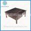 natural solid wood chess and card table with drawer