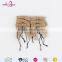 New Design Jute Burlap Ribbon Bows for Christmas Decorative