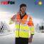 waterproof safety polyester vest with long sleeves