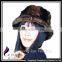 CX-C-173B  Custom Wholesale Lady Cap Mink Fur Women Bucket Hat